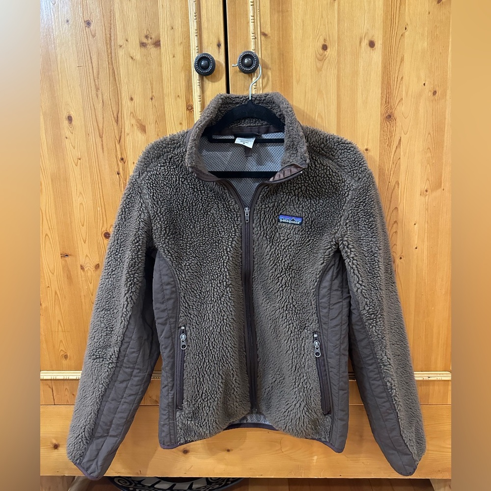 Patagonia Women's Brown and Khaki Jacket size small